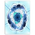 thumbnail image 2 of Design Art - Blue and Purple Rounded Flower, 2 of 3