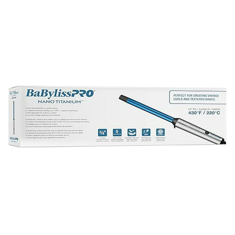 BaBylissPRO Nano Titanium Curling Wand