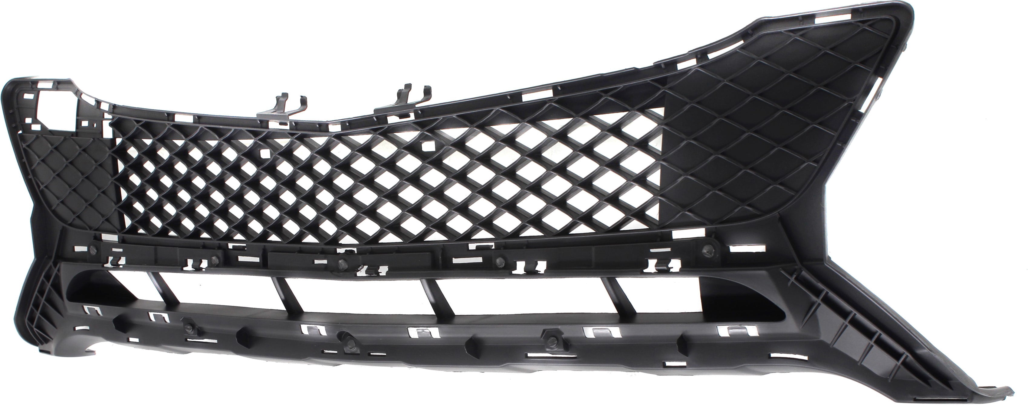 Bumper Grille Compatible With 2013-2015 Mercedes Benz GLK250 GLK350 Front, Center Textured Black