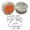 Off-White, variant on PrintValue Acrylic Round Rubber Round Stamp Close Eyes Scapbook Embossing