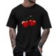 thumbnail image 1 of Tops para hombre, blusas y camisas de manga corta con cuello redondo para hombre, camisetas casuales con estampado de moda para hombre, blusa de manga corta, blusa de poliéster para hombre., 1 of 4