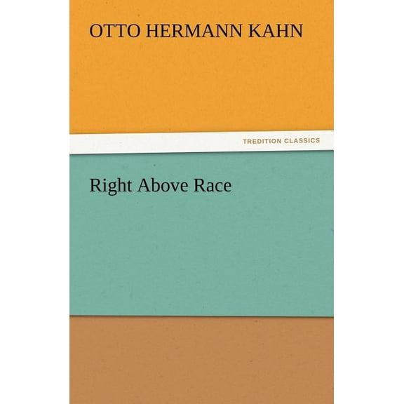 Right Above Race (Paperback)