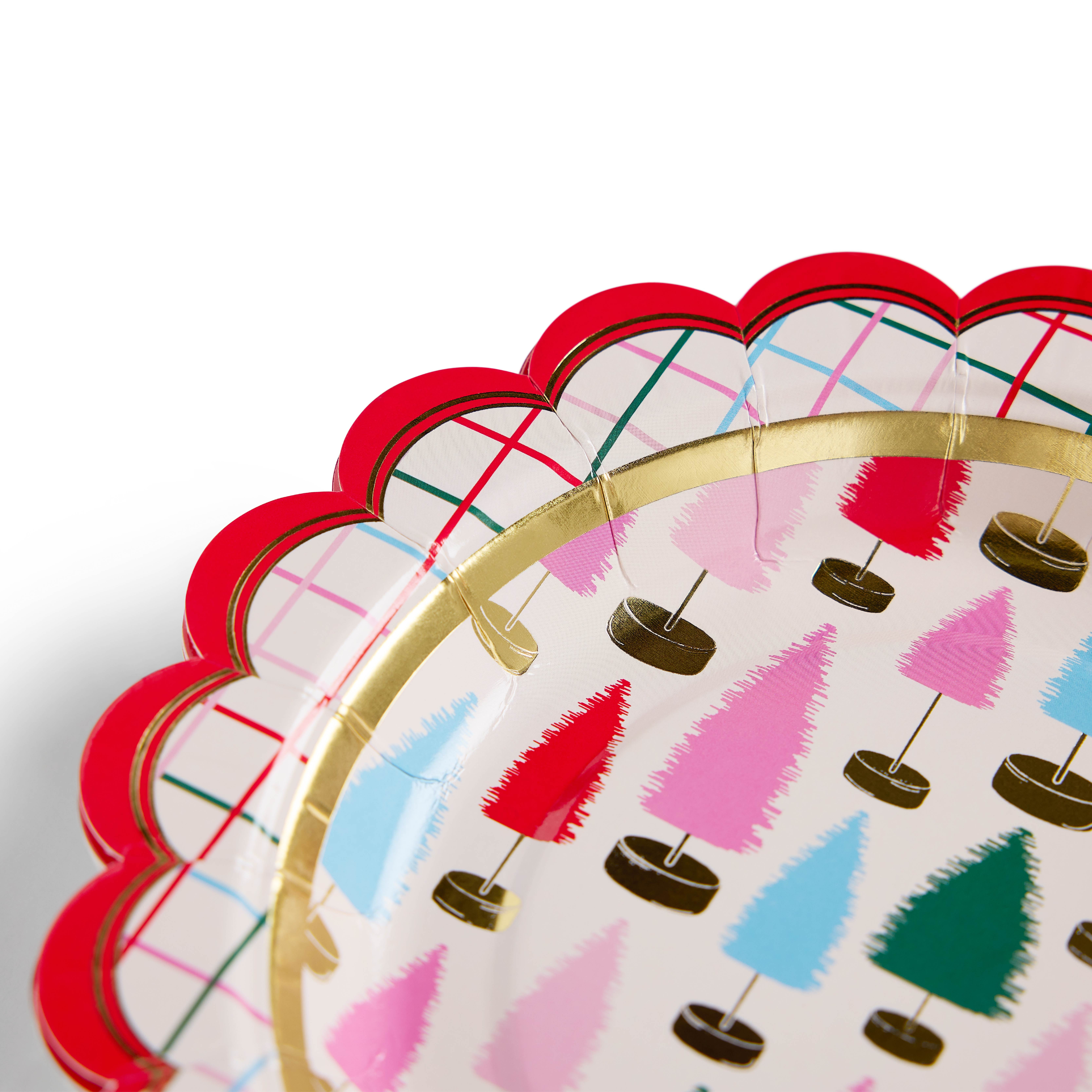 Packed Party "7" Oh Christmas Treat Dessert Plate,10CT, 10ct, paper plates