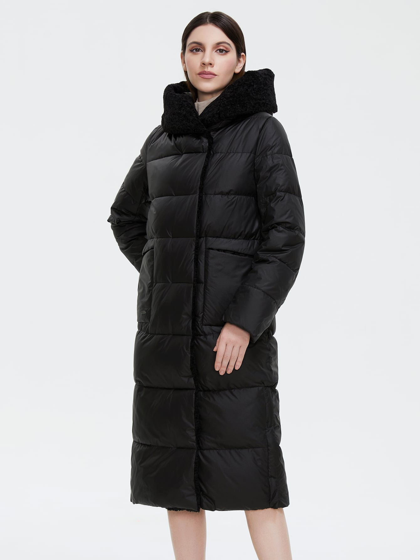 andrew marc burgundy coat