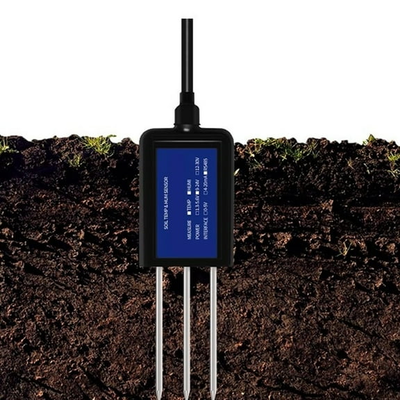 7 In 1 Soil Sensor For Temperature Humidity Ph Conductivity And Npk Monitoring
