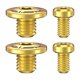 thumbnail image 3 of 4 tornillos de palanca de freno de bicicleta Componentes separados Tornillos de tapa de cilindro de aceite para Oro, 3 of 9
