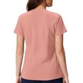 thumbnail image 4 of Women Scrubs Top Workwear Stretch V-Neck Professionals Medical Uniforms with Pocket 2025 S Polyester, 4 of 4