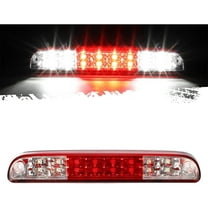High Mount Stop Light Third 3rd Brake Light Replacement for F250 F350 F450 F550 Super Duty 1999 to 2016 / Ranger/B series LED Rear Cab Roof Center Mount Brake Stop Tail Cargo Light Lamp (Red)