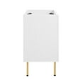 thumbnail image 4 of Modway Chaucer 30" Wood & Rattan Bathroom Vanity Cabinet in White, 4 of 10