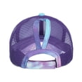 thumbnail image 4 of TOPTIE Womens Cotton Polyester Tie Dye Ponytail Baseball Cap, 4 of 7