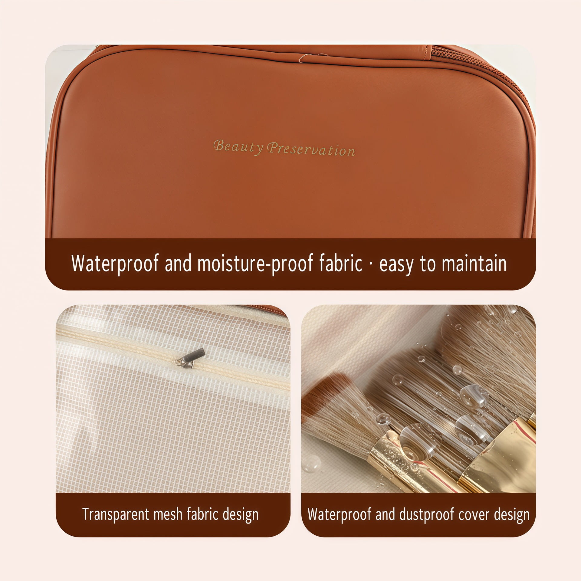 ROHAJSHOP Makeup Brush Set 67 Pcs, Foundation Powder Concealers Eye Shadows Blush Makeup Brushes ,puffs, sponges and Travel bag