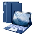 thumbnail image 1 of Funda con teclado para tableta, compatible con Harvopu, iPad Air de 11 pulgadas, 1 of 8