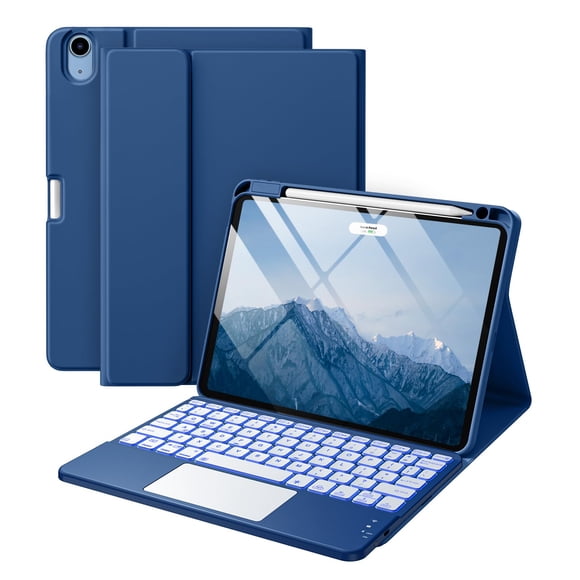 Funda con teclado para tableta, compatible con Harvopu, iPad Air de 11 pulgadas