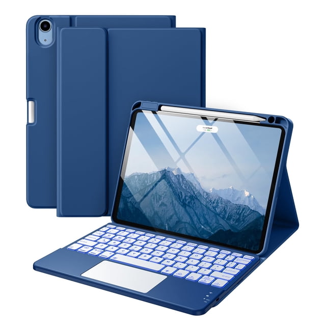 Funda con teclado para tableta, compatible con Harvopu, iPad Air de 11 pulgadas