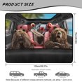 thumbnail image 7 of HUISEFOR Funny Bears Car Trunk Mat 29" x 39" Scratchproof Waterproof All Weather Trunk Protection Cargo Liner, Full Protection, Anti Slip, Easy To Clean, Universal Fit for Most Vehicle, 7 of 7
