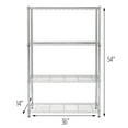 thumbnail image 1 of Honey Can Do 4-Tier Nsf Rated  Shelving Unit, 1 of 8