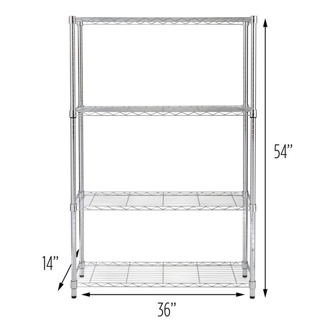 Honey Can Do 4-Tier Nsf Rated Shelving Unit