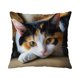 thumbnail image 2 of CaiYueKe Cats Linen Pillow Cover Decorative Cushion Case Bohemian Style Sofa Bed Throw Pillowcase Home Decor Accent Pillow Shams for Living Room Bedroom, 2 of 7