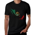 thumbnail image 2 of T-shirt Mexico Map Outline  Soft Cotton Adult Heat-Transfer Graphic T-Shirt - 180g Breathable Fabric, Unisex Summer Casual Wear with Durable Heat-Printed Design, 2 of 10