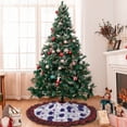 thumbnail image 6 of Kdxio Daisies Flowers Print Christmas Tree Skirt Christmas Xmas Tree Skirts Mat for New Year Holiday Christmas Party Decorations-36", 6 of 6
