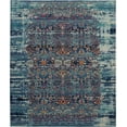 thumbnail image 2 of Nourison Vintage Kashan Persian Blue 8'10" x 11'10" Area Rug, (9x12), 2 of 8