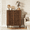 Brown, variant on Fnova 6-Tier Farmhouse Cabinet with Adjustable Shelves, Side Cabinet & Shoe Storage, Shutter Doors, Wood & Metal, for Entryway, Hallway, Living Room, Bathroom