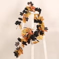 thumbnail image 3 of Visland 5.6ft Artificial Plant Simulated DIY Scene Layout Vivid Halloween Thanksgiving Day Maple Sunflower Pumpkin Rattan Party Supplies, 3 of 6