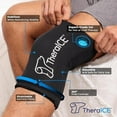 thumbnail image 2 of TheraICE Knee Ice Pack Wrap Compression Sleeve for Injuries, Reusable Gel Cold Packs Brace Also for Elbow, Ankle & Calf - Flexible Cold Wrap Recovery for Meniscus, ACL, MCL Pain Relief (XL), 2 of 7
