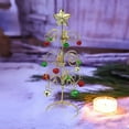 thumbnail image 5 of Moocorvic Tabletop Metal Christmas Tree Wrought Iron Ornament Display Stand Christmas Ornament 11 Inch Desktop Decorations Mini Xmas Tree, 5 of 7