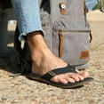 thumbnail image 5 of Reef Men's Santa Ana Black Flip Flop CI4650 Sandals, 5 of 6