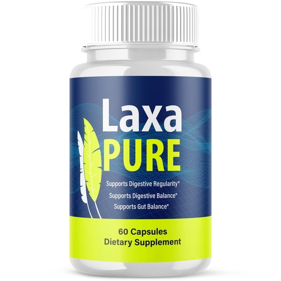 Laxa Pure Gut Health Pills Advanced Formula Digestion Support LaxaPure 60 Capsules