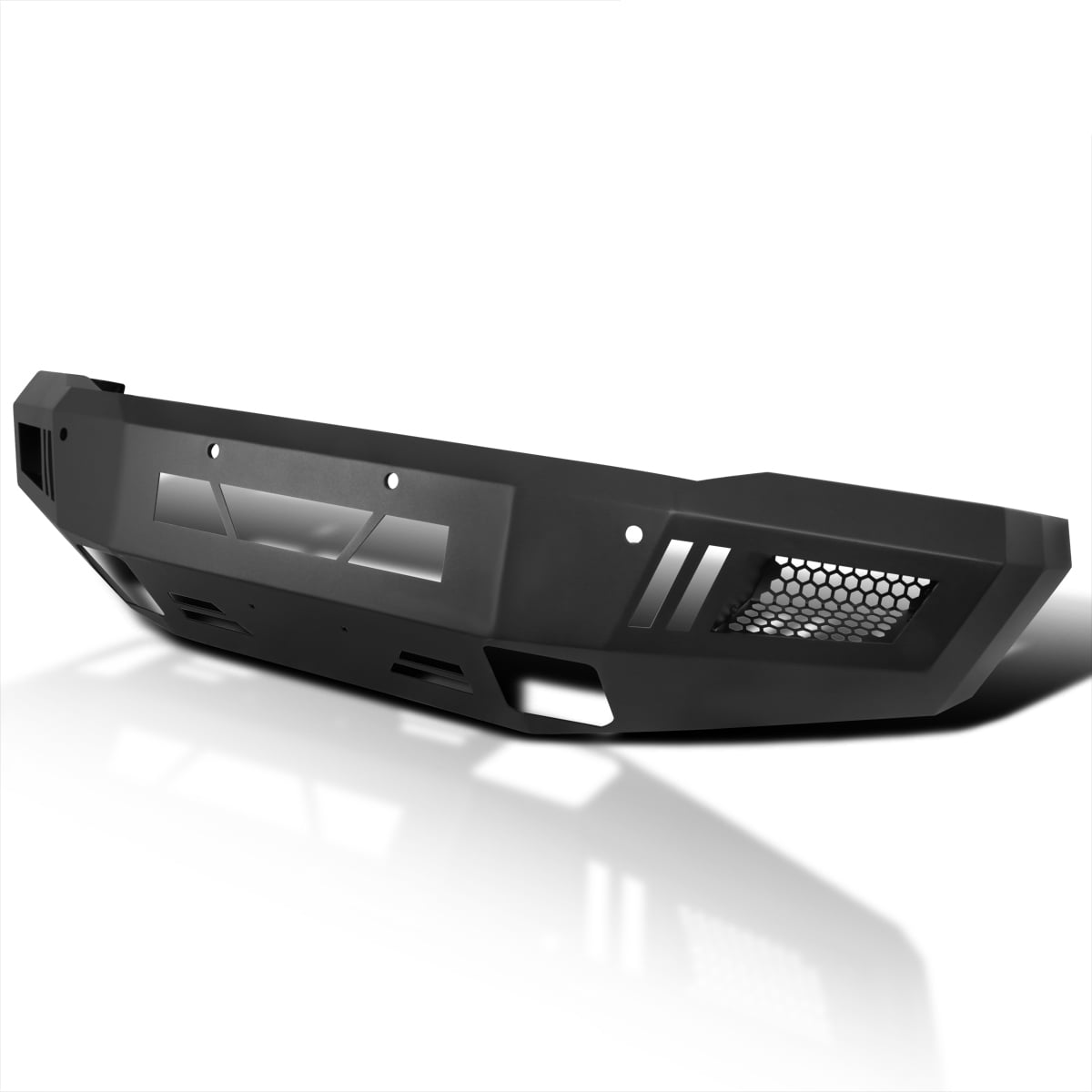 Spec-D Tuning Black Front Bumper Guard Compatible with Chevy Silverado ...