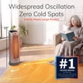 thumbnail image 3 of Lasko 755320 Silver 1500W 2 Speed, Oscillating, Remote, Timer Ceramic Tower Space Heater, 3 of 17