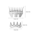 thumbnail image 2 of Steel Blade Stainless Steel Sheep Clippers Blade Hardness Cutting Shearing Cutter Replacement ,Multi-Use, 2 of 7