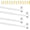 White, variant on 2 Pack Adjustable Screwed Sash Curtain Rods, 30-40 Inch, 3/8 Inch Diameter, Nickel Finish, French Door Window Rods