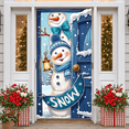 thumbnail image 4 of Snowman Decoration Winter Banner Christmas Design Snow Theme for Holiday Party Indoor Decor Seasonal Celebration, 4 of 9