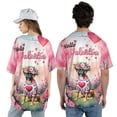 thumbnail image 5 of Hello Valentine’s Day Boxer Flower Crown Romantic Pink Floral All Over Print 3D Baseball Shirt Boxers Dog Lover Gifts Idea Softball Sport - 00031, 5 of 6