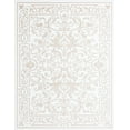 thumbnail image 2 of Rugs.com Hermitage Collection Rug – 9' x 12' Snow White Medium Rug Perfect For Living Rooms, Large Dining Rooms, Open Floorplans, 2 of 9