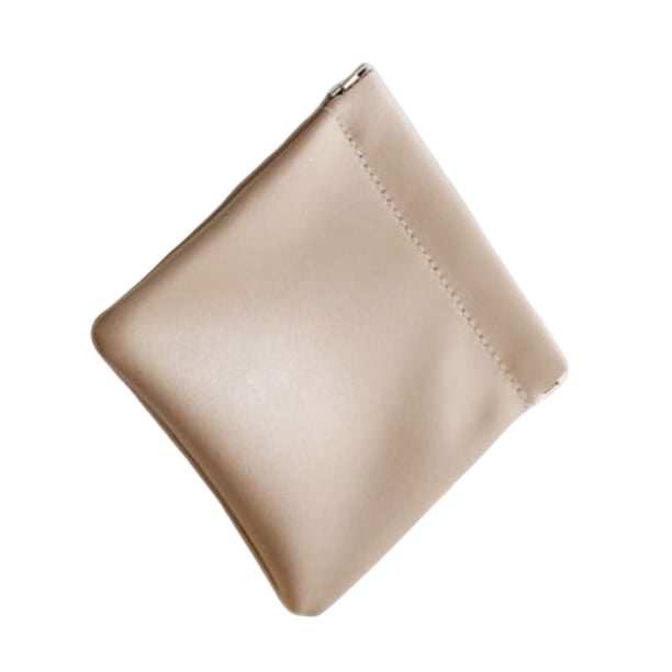 Yuarrent Bolsa de cuero portátil impermeable multiusos bolsillo pequeño conveniente delicado Mini bolso monedero almacenamiento niñas Almacenamiento y organización del hogar Caqui Yuarrent HA076776-01
