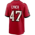 thumbnail image 3 of Men's Nike John Lynch Red Tampa Bay Buccaneers Game Retired Player Jersey, 3 of 4