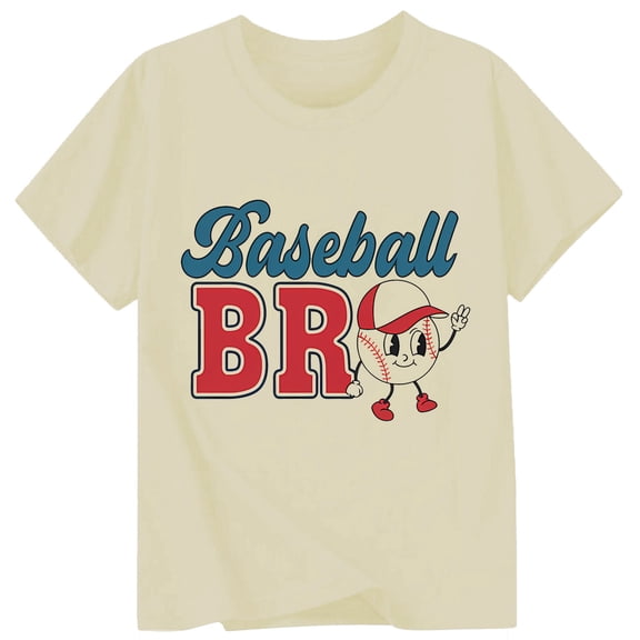 WOYY Toddler Boys Graphic Tee Short Sleeve Crewneck T-Shirt Summer Casual Tshirt for Kids