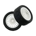 thumbnail image 2 of Remote Control Drift Car Front Differential Racing Automobile Adults Gifts Spare Parts Replacement for UDI 1601 1602 SG1603 1604 White 4 Pieces Tires, 2 of 9