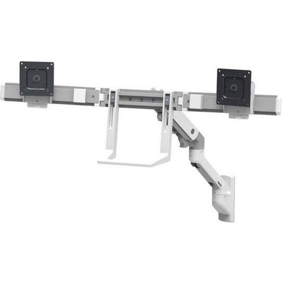 Ergotron 45-479-216 HX Wall Dual Monitor Arm (white)