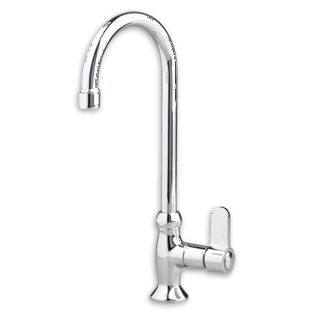 American Standard Heritage Gooseneck Bar Sink Faucet With Metal Lever Handles In Chrome