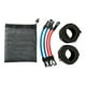 thumbnail image 4 of Kit de bandas de resistencia al tobillo, bandas de ejercicio para mujeres, hombres, Kick Boxing, fútbol Rojo y azul, 4 of 8