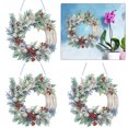 thumbnail image 2 of Juego 3 Adornos Corona Forma Especial Acrílico Navideño (#1), 2 of 2