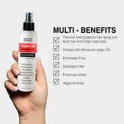 Thermal Heat Protector Hair Spray Detangles Hair, Enhances shine, Eliminates Frizz, Protects Hair from High Heat, Ease on Styling, Prevents Split Ends, Replenishes Hair Nutrients Heat Activated Spray