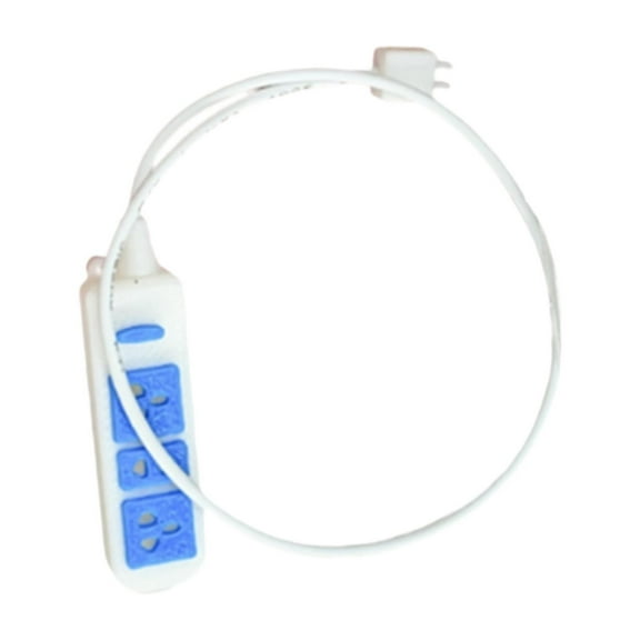 Kokiya Dollhouse Miniature Power Strip 1:12 Dollhouse Miniature Plug Strip for Home