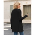thumbnail image 3 of MISFAY Women's Cardigans Long Sleeve with Pockets - Open Front Lightweight Cardigan, 3 of 5