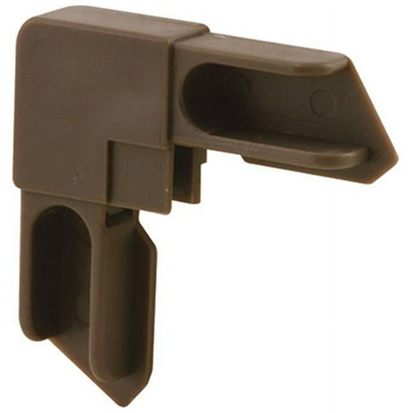 Prime Line PL 14313 0.38 in. Aluminum Window Frame Corner- Bronze - Pack 20